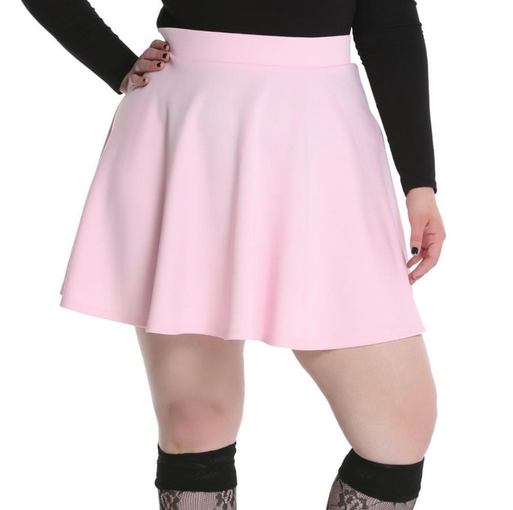 Hot Topic skater/circle skirt pink